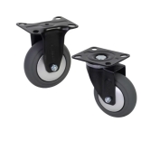 Bánh xe cao su TPR di chuyển êm ái, xoay 360 độ linh hoạt